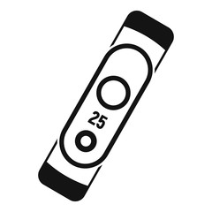 Poster - wearable smart bracelet icon. simple illustration of wearable smart bracelet vector icon for web des