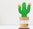 Decorative object in the shape of a cactus
