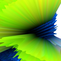 Poster - Abstract 3D explosion illustratoin. Colorful graphic design. Hight resolution  creative  background.
