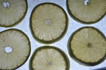 lemon and lime slices