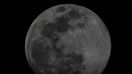 Very beautiful full moon footage