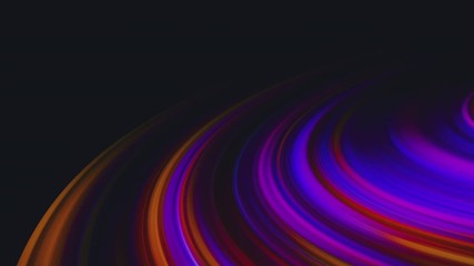 Fototapete - Abstract multicolored waves of energy. Color lines move and change color. Curved multi-colored lines change color