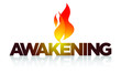 AWAKENING: with hovering Holy Spirit flame
