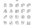 © palau83 - Coronavirus vaccine Well-crafted Pixel Perfect Vector Thin Line Icons 30 2x Grid for Web Graphics and Apps. Simple Minimal Pictogram