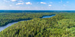© Subodh - Aerial view of finland in summer. green forest and lake in Finland.