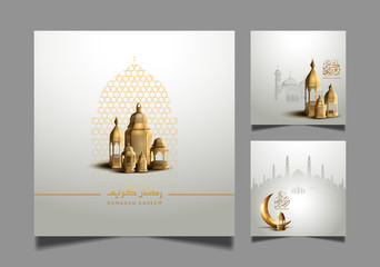 Sticker - Ramadan Vector Design set for Holy Ramadan celebration event. illustration can be use for poster, banner, invitation, banner and greeting card