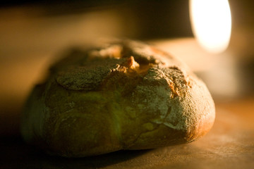 Poster - France, Cerilly, Travail du boulanger