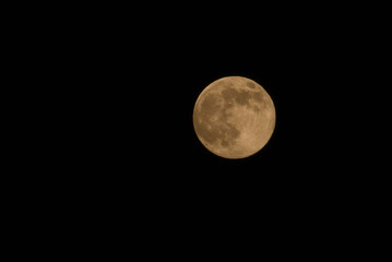night. dark, full moon