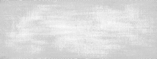Halftone engraving grunge line art.