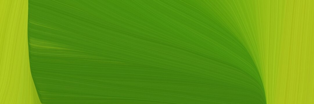 elegant surreal header design with dark green, yellow green and olive colors. graphic with space for text or image. can be used as header or banner