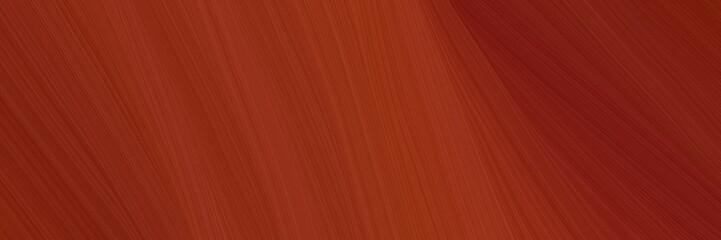 Poster - elegant flowing header with saddle brown, sienna and dark red colors. graphic with space for text or image. can be used as header or banner