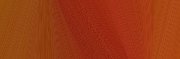 Poster - elegant modern designed horizontal banner with saddle brown, sienna and maroon colors. graphic with space for text or image. can be used as header or banner