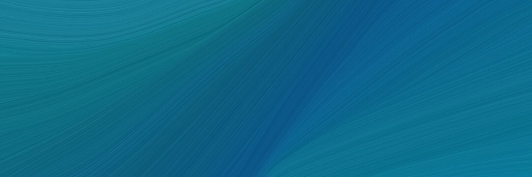 elegant artistic header with teal, dark cyan and light sea green colors. graphic with space for text or image. can be used as header or banner