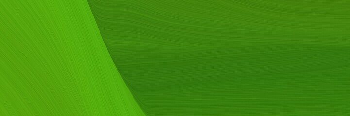 Aufkleber - elegant colorful banner with forest green, dark green and dark olive green colors. graphic with space for text or image. can be used as header or banner