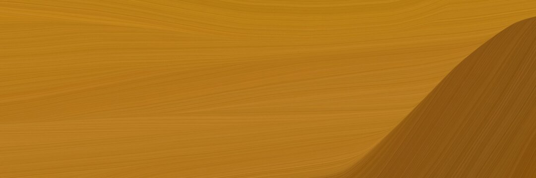 elegant surreal designed horizontal banner with dark golden rod, saddle brown and brown colors. graphic with space for text or image. can be used as header or banner
