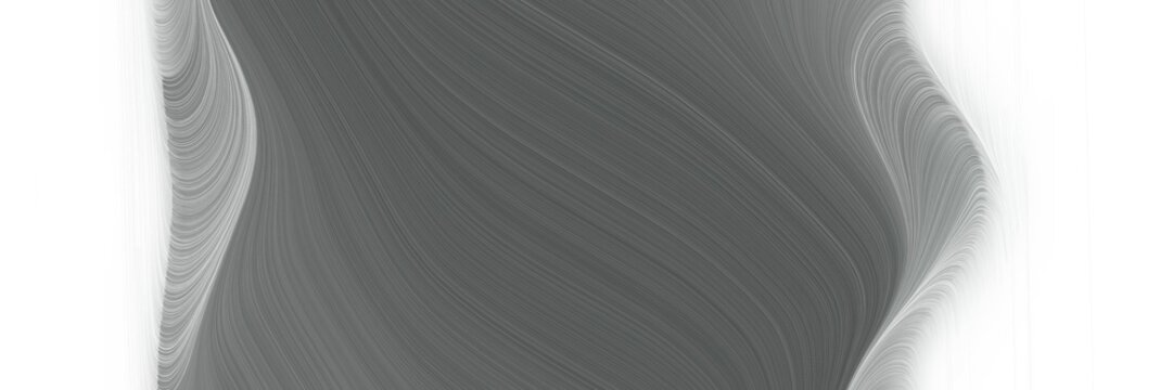 modern decorative horizontal banner with dim gray, light gray and dark gray colors. graphic with space for text or image. can be used as header or banner