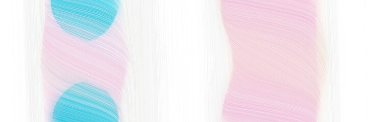 Poster - modern artistic banner design with misty rose, pastel pink and medium turquoise colors. graphic with space for text or image. can be used as header or banner