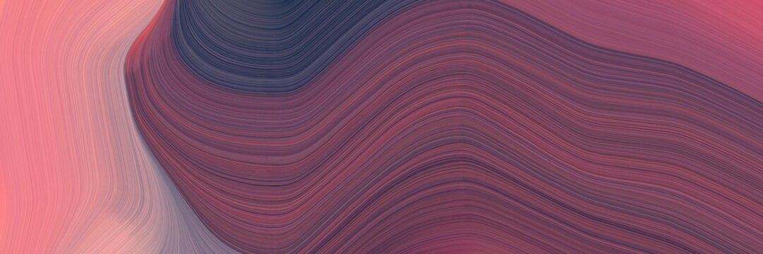 modern moving horizontal banner with pastel brown, old mauve and light coral colors. graphic with space for text or image. can be used as header or banner