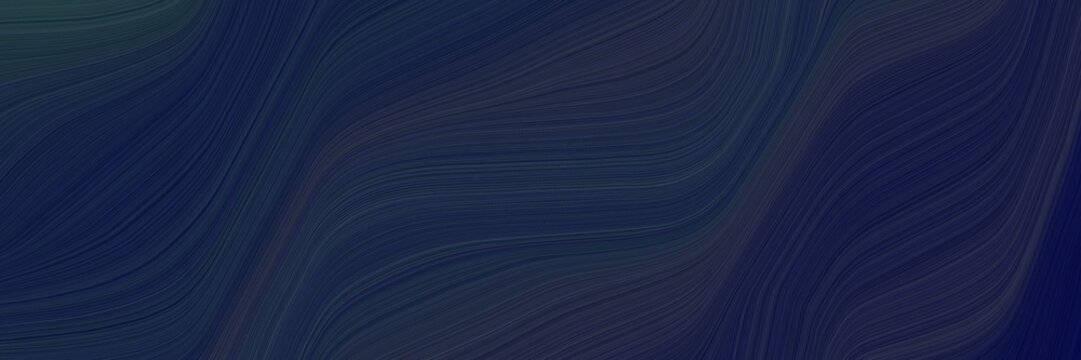 modern colorful designed horizontal header with very dark blue and dark slate gray colors. graphic with space for text or image. can be used as header or banner