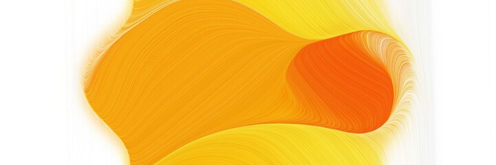 Poster - modern moving horizontal banner with vivid orange, orange and beige colors. graphic with space for text or image. can be used as header or banner