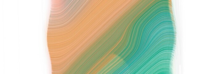 Poster - modern colorful header design with tan, medium sea green and dark salmon colors. graphic with space for text or image. can be used as header or banner