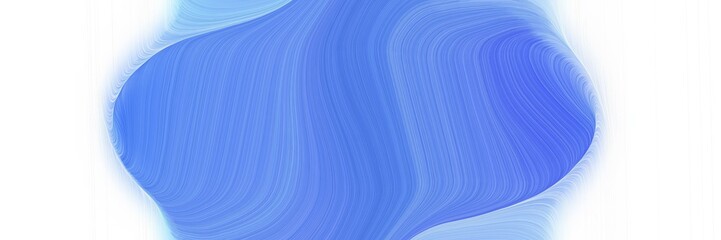 Poster - modern decorative banner with corn flower blue, lavender and baby blue colors. graphic with space for text or image. can be used as header or banner