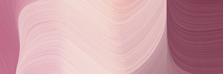 Poster - modern flowing header design with baby pink, dark moderate pink and rosy brown colors. graphic with space for text or image. can be used as header or banner