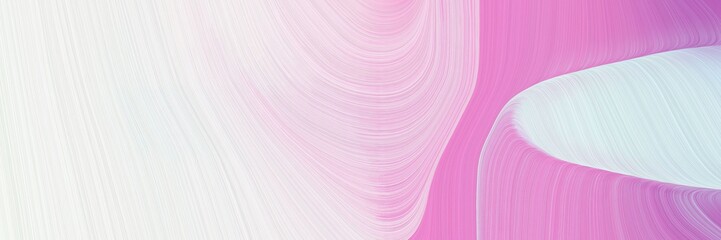 Poster - modern flowing designed horizontal header with lavender, orchid and plum colors. graphic with space for text or image. can be used as header or banner