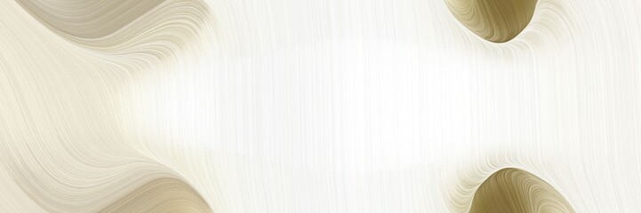 Poster - modern flowing horizontal header with linen, pastel brown and tan colors. graphic with space for text or image. can be used as header or banner
