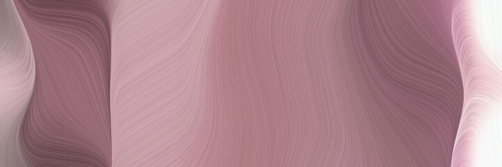 Poster - modern decorative horizontal banner with rosy brown, linen and old mauve colors. graphic with space for text or image. can be used as header or banner