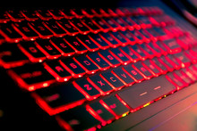 Backlight Gaming Keyboard With Red Color Schemes	