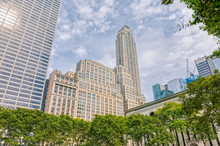 500 Fifth Avenue Building View From The Bryant Park In Manhattan New York.