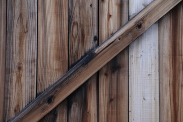 old wooden fence