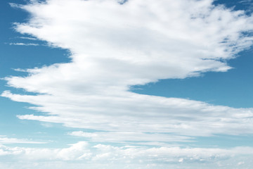 Blue sky with clouds