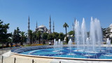 Fototapeta Łazienka - The blue mosque in Istanbul, Turkey
