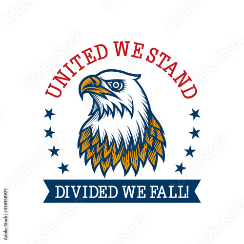 Fotografía "United we stand divided we fall" - label design