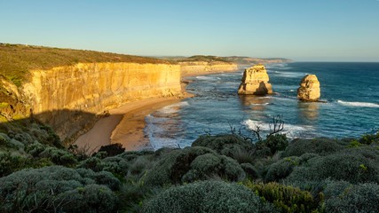 Wall Mural - The Twelve Apostles rock formation along the Great Ocean Road in Victoria, Australia. 