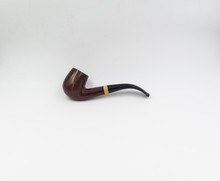 Old, Used Wooden Tobacco Pipe, Isolated