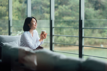 Wall Mural - Young Asian business woman