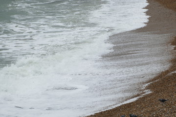 waves on the beach