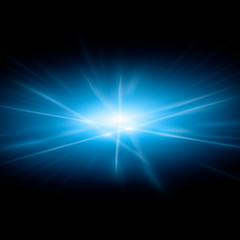 Poster - Abstract background. Abstract glowing ball, communication lines, abstract internet symbol, communication, technology.