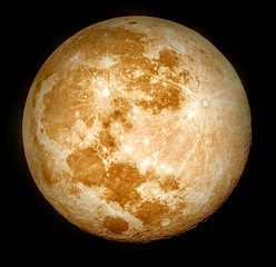earth and moon, pink moon, full moon, harvest moon