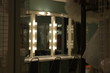 dressing room lights and mirrors