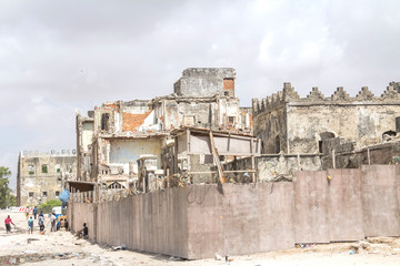 Wall Mural - View of Mogadishu, Mogadishu is the capital city of Somalia