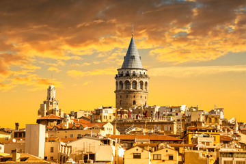 Wall Mural - Galata Tower, Istanbul, Turkey