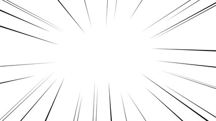 Wall Mural - abstract comic book flash explosion radial lines on white background. vector illustration superhero 
