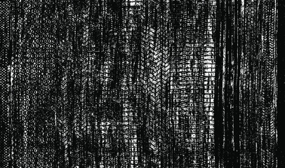Aufkleber - Worn down wallpaper pattern design. Broken plaster and grunge damask effect. Distressed overlay texture design. Vector illustration. Eps10.