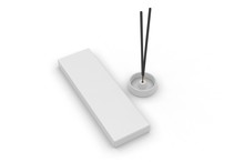 Blank Packaging Incense Stick Paper Box For Branding, 3d Render Illustration.