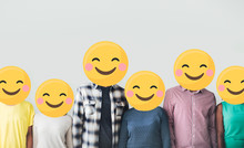 Happy Emoji Faced People