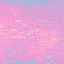 Bright Pink Brick Background